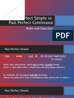 Past Perfect Simple Vs