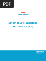 DRAFT - Jan 13 - Ethernet Lock Interface For Essence (v2)