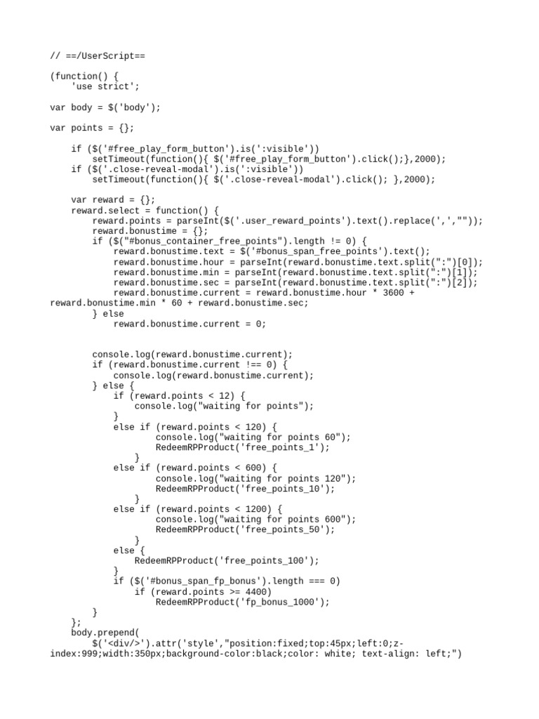 1h free roll script pdf