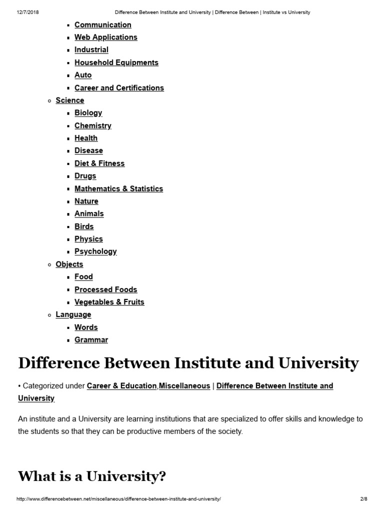 difference-between-institute-and-university-difference-between