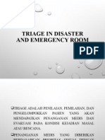 Triage in Disaster and Emergency Room