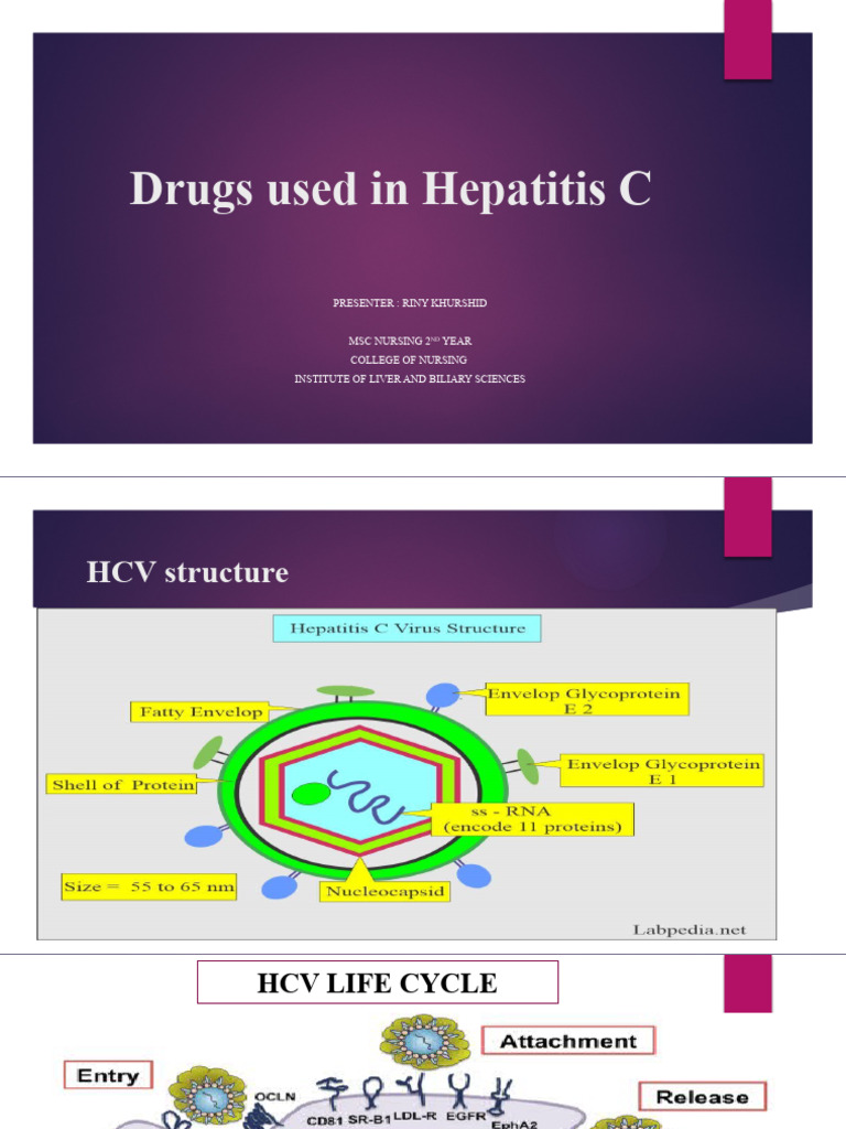 Drugs Used in Hep C | Download Free PDF | Hepatitis C | Hepatitis C Virus