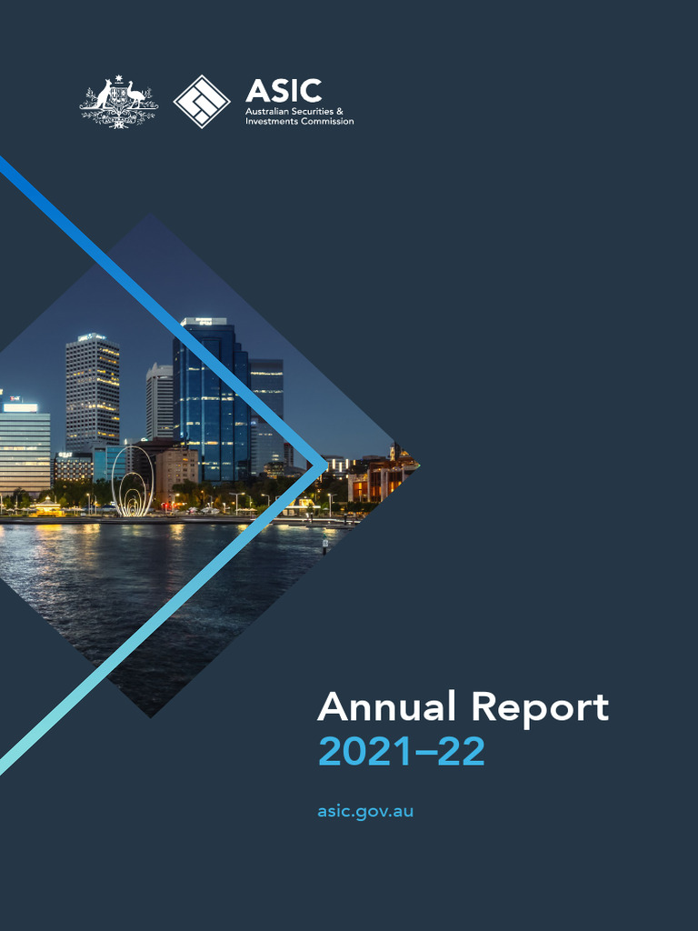 ASIC Annual Report 2021-22 Summary | PDF | Regulatory Compliance ...