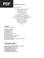 Our Father Prayer in Multiple Languages | PDF | Lord's Prayer ...