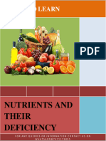 Desire TO Learn: Nutrients and Their Deficiency Diseases