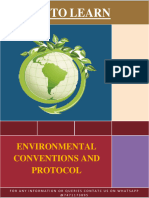 Desire TO Learn: Environmental Conventions and Protocol
