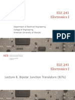 Lecture8 Bipolar Junction Transistors v3