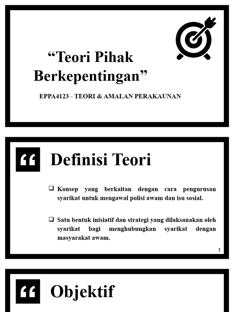 Teori Pihak Berkepentingan | PDF