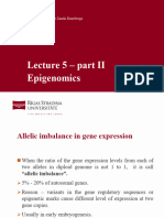 Lecture Slides of Epigenome