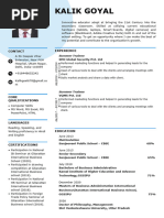 Kalik Goyal Resume