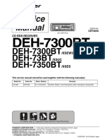 Pioneer Deh-73 7300 7350bt