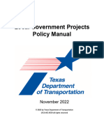 Local Government Projects Policy Manual: November 2022