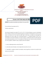 Circular 4 - Convocatória A. Geral