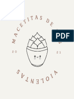 Annotated-Logotipo Superminimalista Con Flor y Texto Curvo en Fondo Beis