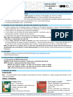 4º Ano - Relação de Materiais Didáticos - YRBR - 2023-2024