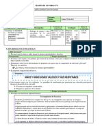 Sesión de Tutoria N