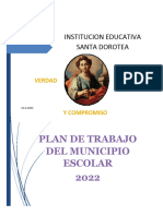 Plan Municipio Escolar 2022