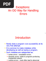 Unit 3 - Exception Handling