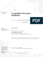 La Gestion Du Parc Matériel: 21 Mars 2022