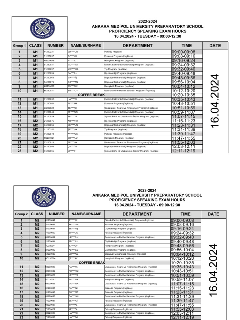 Tat 3 Speaking Hours | PDF