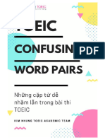 TOEIC Confusing Word Pair