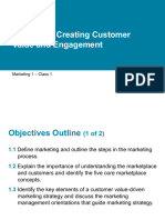 Marketing Process - Creating Value (Lecutre 1)