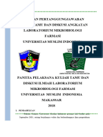 Laporan Pertanggungjawaban Kuliah Tamu Dan Diskusi Angkatan Laboratorium Mikrobiologi Farmasi Universitas Muslim Indonesia