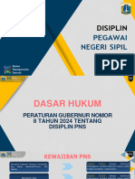 MATERI Disiplin PNS (Sesuai Pergub 8 Tahun 2024)