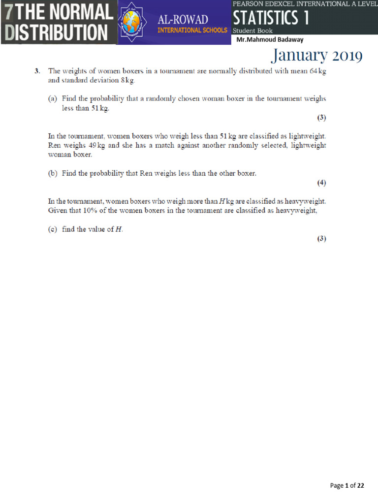 7 The Normal Distribution | PDF
