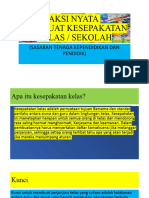 Aksi Nyata Membuat Kesepakatan Kelas