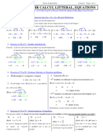 4eme - Equations - Corrigedevoir Revision DS