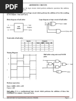 Arithmetic Logic Circuits