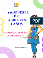 Propuesta 4 Años Abril 1