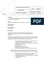 SOP General Health Examination