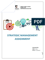 STRATEGIC MANAGEMENT Assignment NMIMS