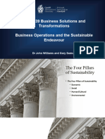 Business Operations and Sustainability (S)