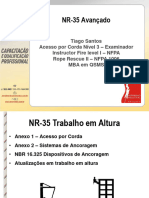 Tiago - Apresentação NN Eventos NR35 Avançado Tiago Santos Agosto 2018