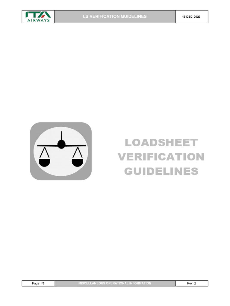 LS Verification Guidelines 2023 | PDF | Aerospace | Transport