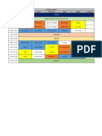 Horario 3 Grado