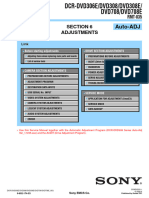 Sony dcr-dvd306 dvd308 dvd708 Adjustment Ver1.5