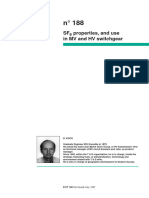 CT188 SF6 Properties, and Use in MV and HV Switchgear