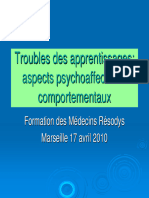 Troubles Des Apprentissages Et PCdopsychiatrie