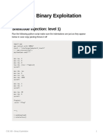 Binary Exploitation WriteUp 1 PDF