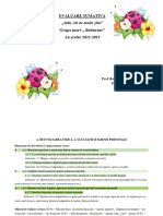 Evaluare Finala 2022 - 2023 Buburuzele