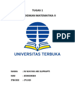 Jawaban Tugas 1 PDGK4206 (Pendidikan Matematika Ii)