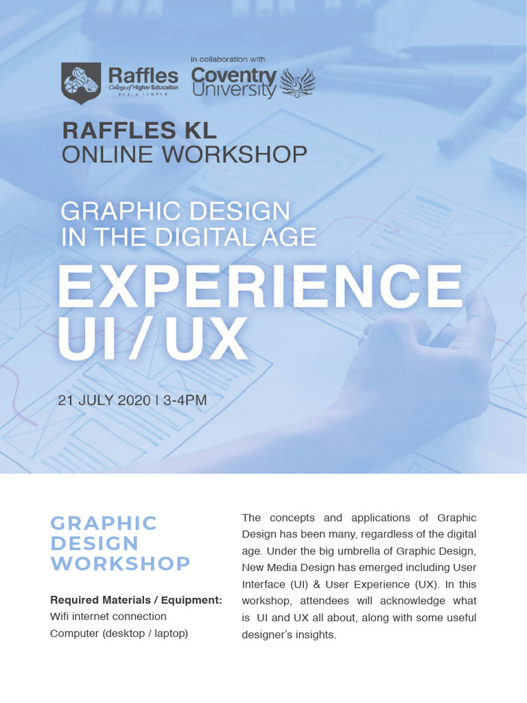 GD webinar (UI UX) workshop materials | PDF | User Interface | Multimedia