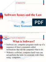 Module 8 Software Issues and the Law