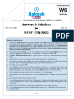 Ans&Sol Re Neet 2022 (Code w6) (PCBZ)