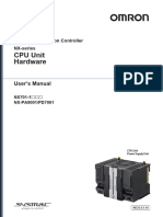 NX-series CPU Unit Hardware User's Manual