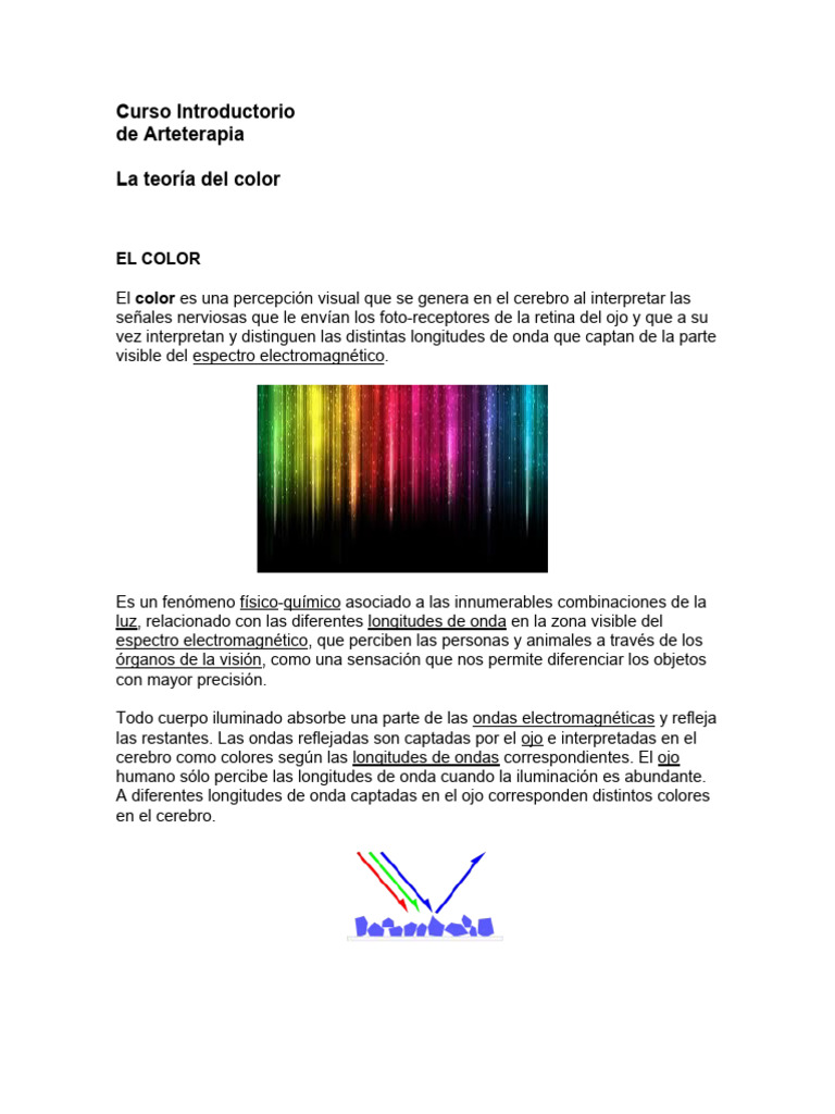 Percepción y Teoría del Color | PDF | Color | Percepción visual